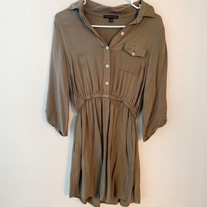 Olive green dress